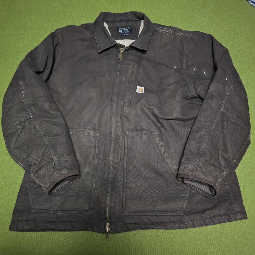 Carhartt Dark Brown Sherpa Jacket